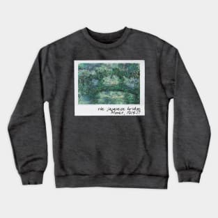 monet - the japanese bridge Crewneck Sweatshirt